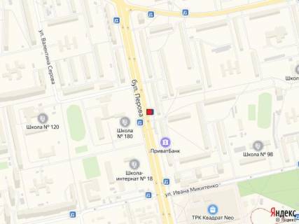 Нестандарт  в Киеве Бульвар Перова, 42 схема