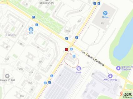 Нестандарт A в Киеве, 1,23x2,23  Вул. Закревського, 49/1 схема