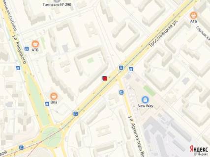 Нестандарт  у Києві Вул. Тростянецька, 3 схема