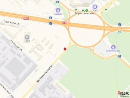 Нестандарт A в Киеве, 1,25x2,10  вул. Колекторна схема