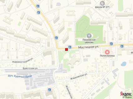 Нестандарт  у Києві Вул. Мостицька, 11 схема