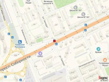 Нестандарт A в Киеве Просп.  Воззєднання, 22 схема