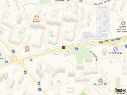 Нестандарт  в Киеве Проспект Правди, 8 схема