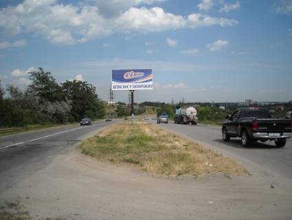 Билборд + в Запорожье, 3x6  125_Запоріжжя_ул.Тиражная 80м от торгбазы-въезд в город фото 1