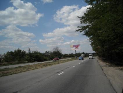 Білборд, Бігборд (Борд)  + у Запоріжжі, 3x6  136_Запорожье_ул.Тиражная 180м от выезда в п.Солнечный-выезд из города Фото 1