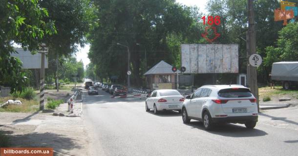 Билборд A в Запорожье, Щит 3х6.12  186 Запорожье  Верхняя (жд переезд) НОВЫЙ фото 1