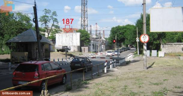 Билборд B в Запорожье, Щит 3х6.12  187 Запорожье  Верхняя (жд переезд)  фото 1