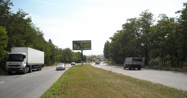 Билборд A в Запорожье, 3x6  121_Запоріжжя_ул.Тиражная 250м от Ж/Д  -въезд в город фото 1