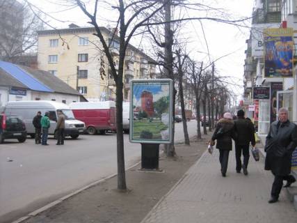Ситилайт A в Житомире, 1,2х1,8  вул. Хлібна (центральний ринок Житній) ст.А фото 1