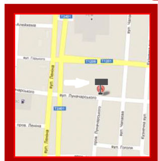 Билборд A в Новомиргороде м.Новомиргород(Кіровоградська обл.) схема