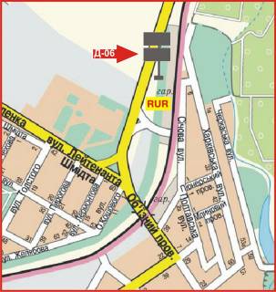 Білборд, Бігборд (Борд)  + у Кропивницький (Кіровоград) Олександрійське шосе схема