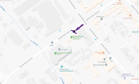 Ситилайт B в Киеве, 1,2 X 1,8 м  вул.Гетьмана Павла Скоропадського(вул.л.толстого),55 схема