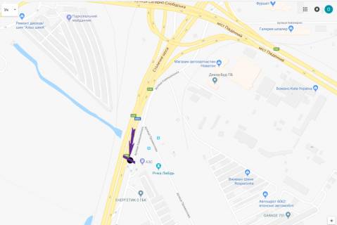 Призма B в Киеве, 6 X 3 м  Столичне шосе, 200 м до в’їзду на Південний міст, навпроти АЗС ТНК - 270664 схема