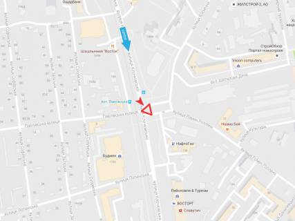 Видеоборд B у Харкові, 6x3  Клочківська вул. - Космічна вул., в центр (Супермаркети "Восторг", "Будмен", "АТБ", "Le Silpo") - 381825 схема