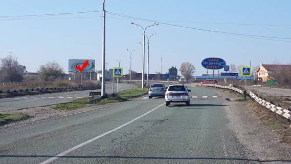 Билборд B в Запорожье Криворізьке шосе - на повороті до с. Кринички, с. Світлогірське, в сторону м. Кривий Ріг фото 1