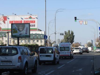 Скролер, Скрол A у Києві, 3.14x2.32  Межигірська / Набережно-Лугова, світлофор (рух із центру) - 195835 Фото 1