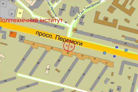 Скролер, Скрол B у Києві, 3.14x2.32  Берестейський (Перемоги) пр-кт, 23 (м. Політехнічний інститут, рух із центру, ліворуч) - 26493 схема
