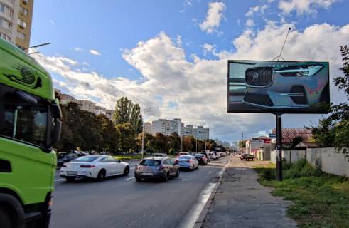Видеоборд A в Киеве, 6x3  Харківське шосе, 169/Вірменська вул. (800 м від Харківської пл., рух в напрямку центру міста) - 391398 фото 1