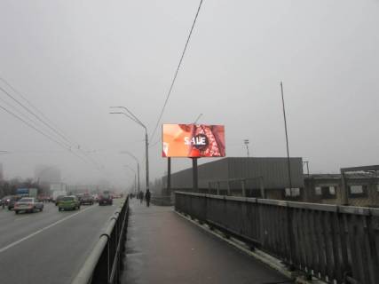 Видеоборд A в Киеве, 6x3  Берестейський пр-кт (шляхопровід, 150 м.до ст.м."Святошин", рух до центру міста) - 298491 фото 1