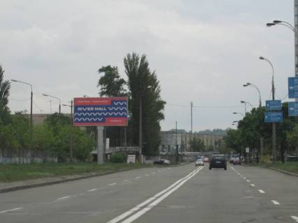 Билборд B в Киеве, 6x3  Березняківська, 19А (озеро Тельбін) фото 1