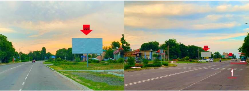 Билборд A в Каховке, 3х6  Мелітопольська (маг 24)_А фото 1