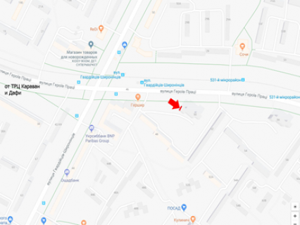 Брандмауэр A в Харькове ул. Героев Труда, 50 схема