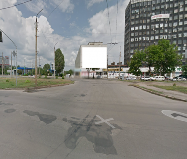 Брандмауэр A в Харькове просп. Героїв Харкова (Московський) 247, с освещением фото 1