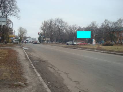 Білборд, Бігборд (Борд)  A у Краснограді, 3х6  вул. Полтавська – вул. Леніна траса Москва-Сімферополь Фото 1