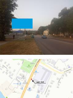 Билборд B в Валках, 3х6  м.Валки, на трасі Харків – Довжанський біля автовокзалу фото 1