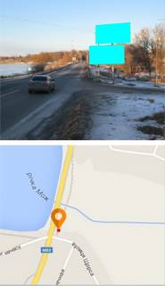 Билборд A в Валках, 3х6  ул.Шевченко - ул. Щорса (Вусивская)_верх   (Шевченко ул., - ул. Щорса (Вусивская) из В) фото 1