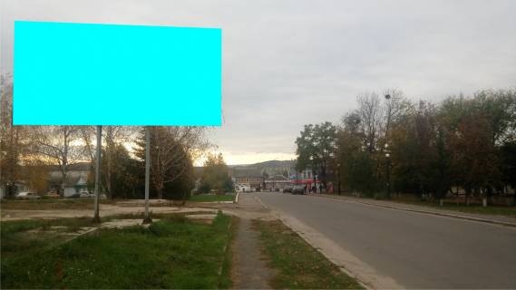 Білборд, Бігборд (Борд)  B у Куп'янську, 3х6  пл.Центральна (біля Міськвиконкому, "АТБ") Фото 1
