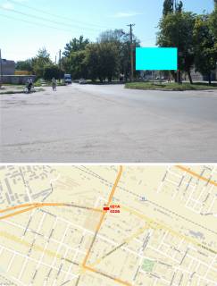 Билборд B в Лозовой, 3х6  ул. Р.Люксембург, ЦР фото 1