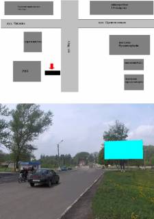 Білборд, Бігборд (Борд)  A у Боровій, 3х6  вул Миру (жд переїзд, мікрорайон 14-й квартал) Фото 1