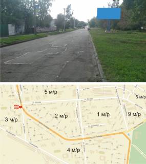 Білборд, Бігборд (Борд)  B у Лозовій, 3х6  вул.Павлоградська, 79 Фото 1