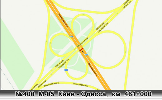 Билборд A в Одессе, брандауер 2 х 24  - схема