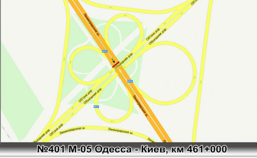 Билборд A в Одессе, брандауер 2 х 24  - схема