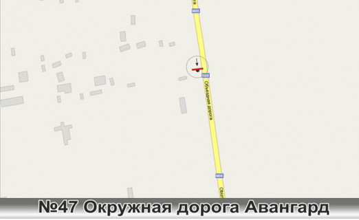 Білборд, Бігборд (Борд)  A у , Авангард (Авангард), 3х6  №47 Кільцева дорога Авангард схема