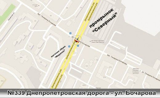 Білборд, Бігборд (Борд)  B у Одесі, 3х6  схема