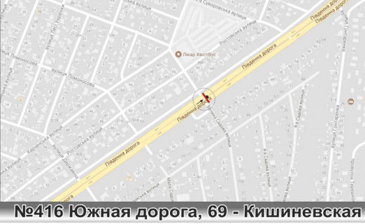 Білборд, Бігборд (Борд)  A у Одесі, 3x12  схема