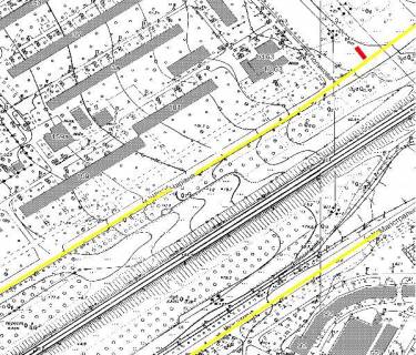 Билборд B в Запорожье, 3x6  ул.Чаривная-ул.Полякова схема
