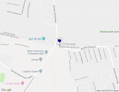 Білборд, Бігборд (Борд)  A у Петропавлівська Борщагівка, 3x6  вул. Пушкіна, із Києва схема