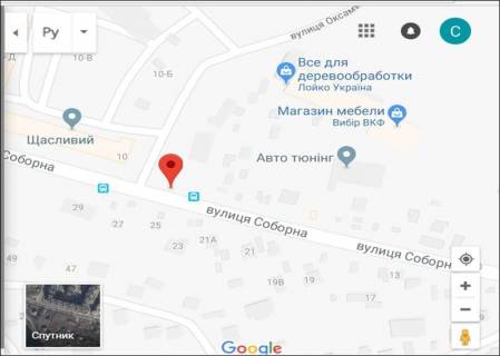 Билборд A в Петропавловской Борщаговке, 3x6  вул. Соборна біля ЖК Щасливий схема