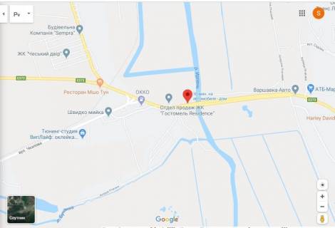 Билборд A в Ирпене, 3х6  Варшавская трасса, Ирпенский мост в сторону Киева, Киев-Ковель 23+500 км схема