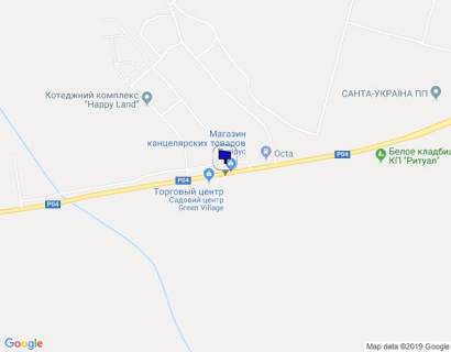 Білборд, Бігборд (Борд)  A у Білогородці, 3x6  вул. Промислова1Б м-н Папірус,  из Киева схема