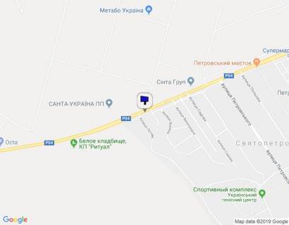 Білборд, Бігборд (Борд)  A у Святопетрівському, 3x6  вул. Білогородська схема
