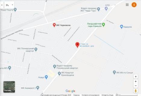 Билборд B в Вишневое, 3x6  вул. Стуса  в Київ схема