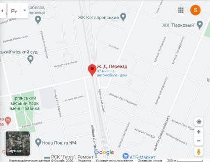 Призматрон, Призма B у Ірпені, 3х6  Ирпень, ж/д переезд - 335388 схема