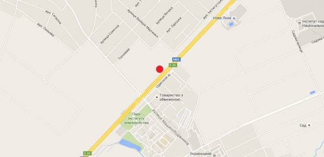 Билборд A в Чабаны, 3х6  Одесская трасса, Чабаны, перед поворотом на Гатне, из Киева схема