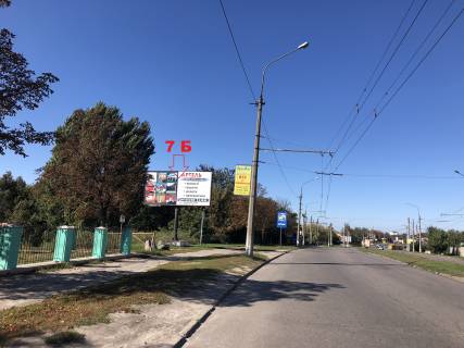 Билборд B в Белой Церкви, 6х3  пр-т Кн. Володимира біля УПЦ, навпроти музичної школи № 4 (в центр міста) фото 1