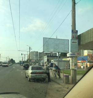 Билборд A в Белой Церкви, 6х3  вул. Таращанська (ринок Таращанський) фото 1